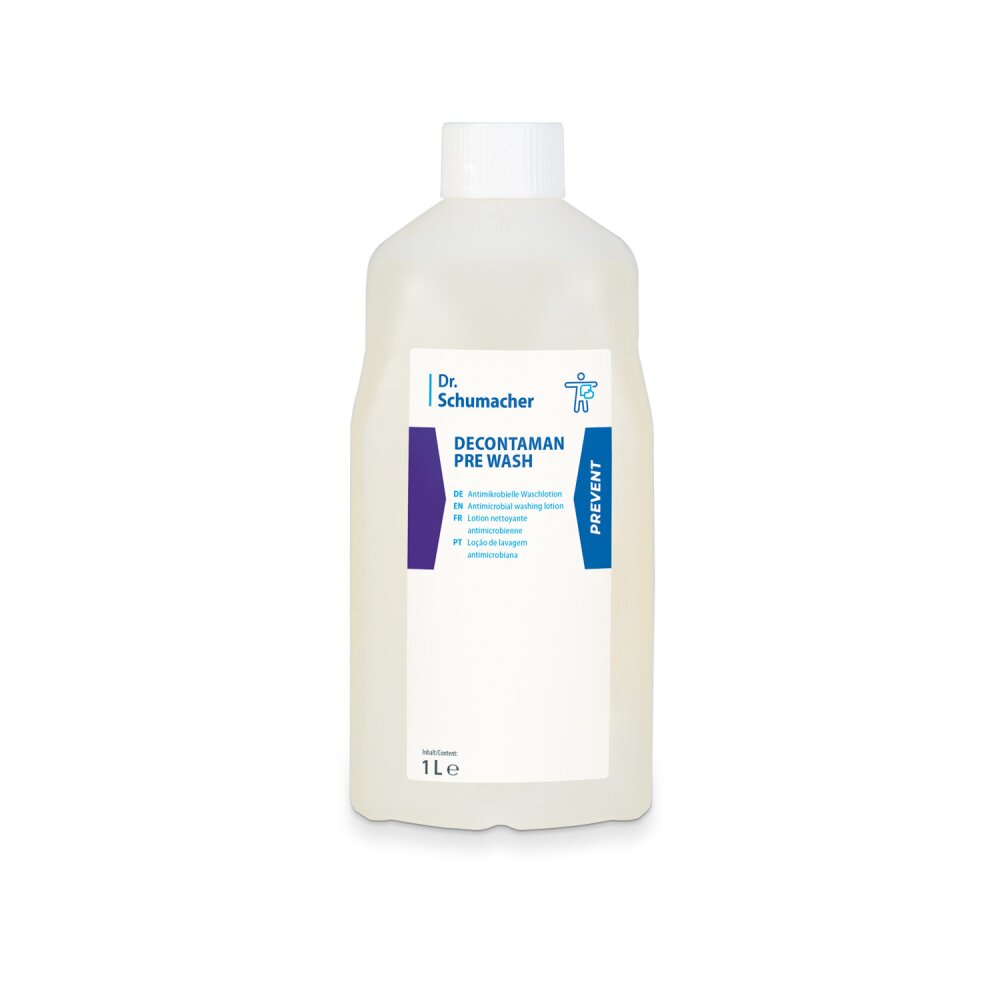 DECONTAMAN PRE WASH, Antimikrobielle Waschlotion (z.B. MRSA) 12 Flaschen à 1000 ml