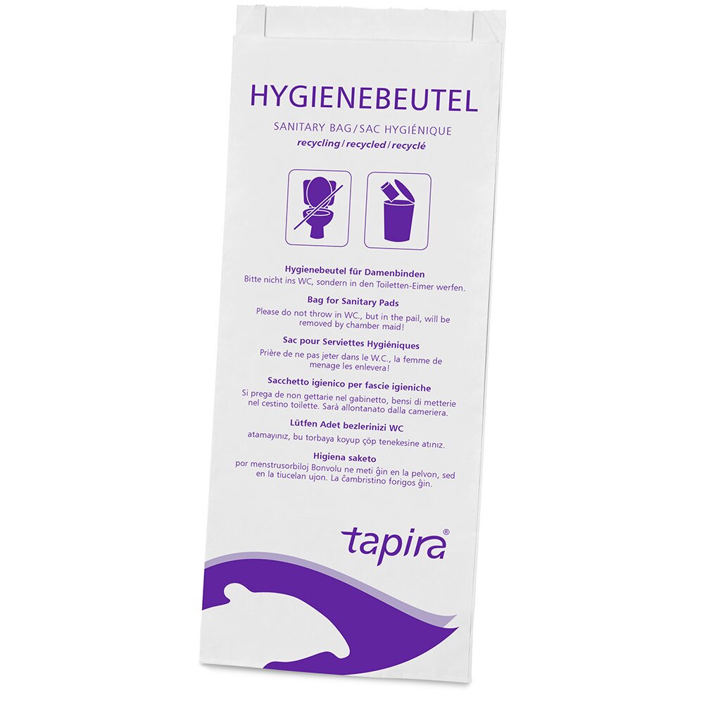 Hygienebeutel aus Papier (8 x 125 Beutel)