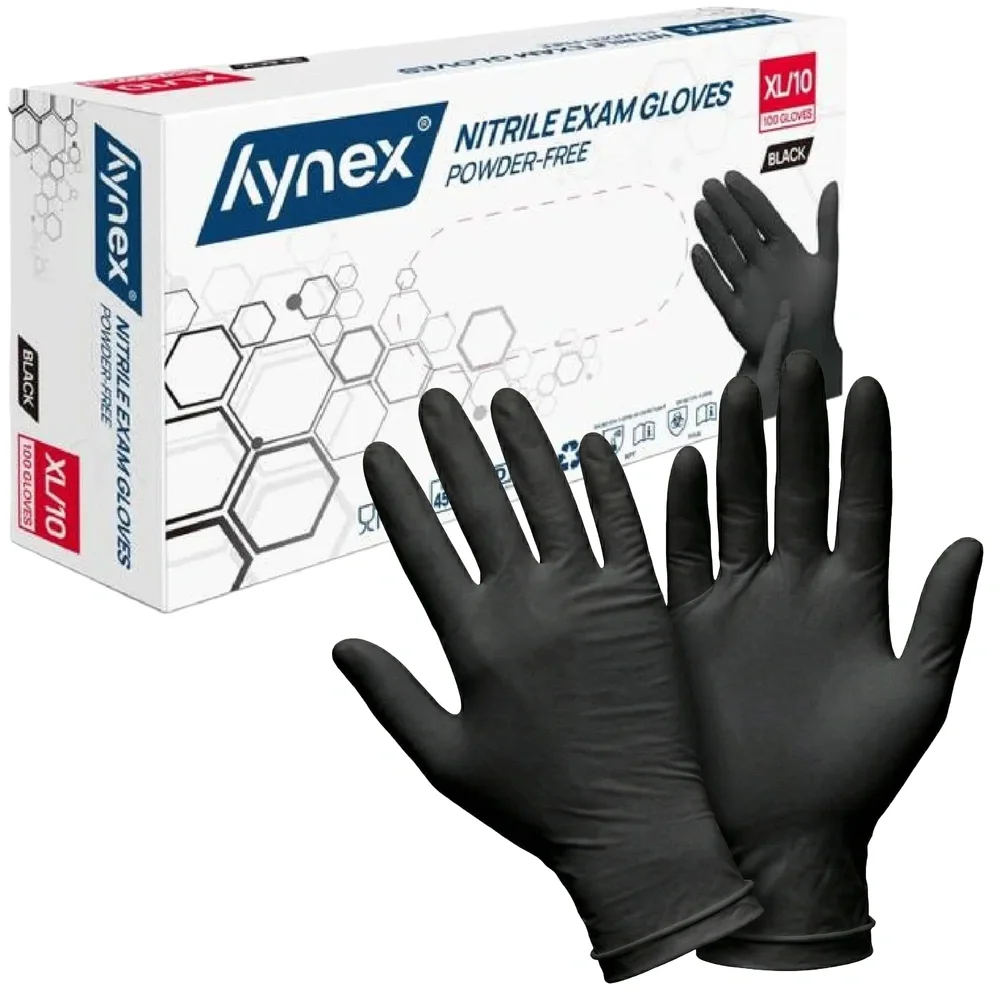 Hynex Nitrilhandschuh 3,5g schwarz (Box a 100 Stück) in Größe XL