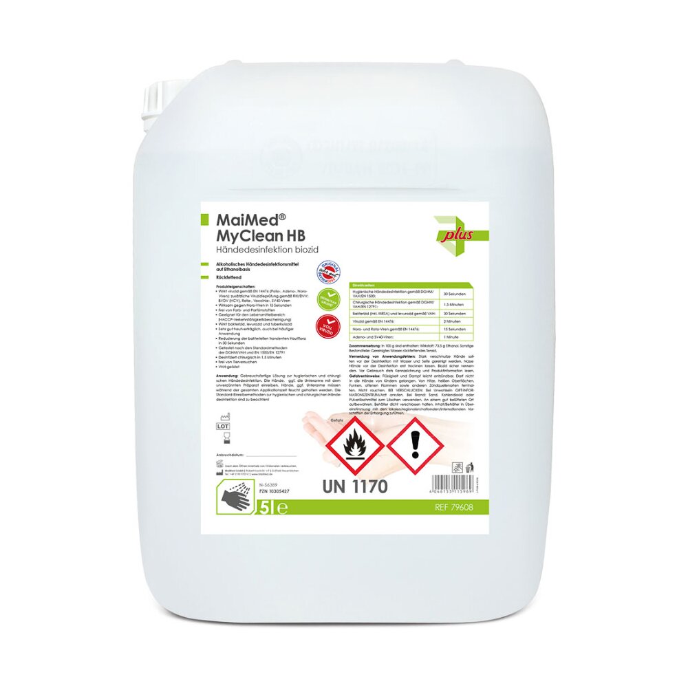 MaiMed Händedesinfektionsmittel MyClean HB (5 L Kanister)