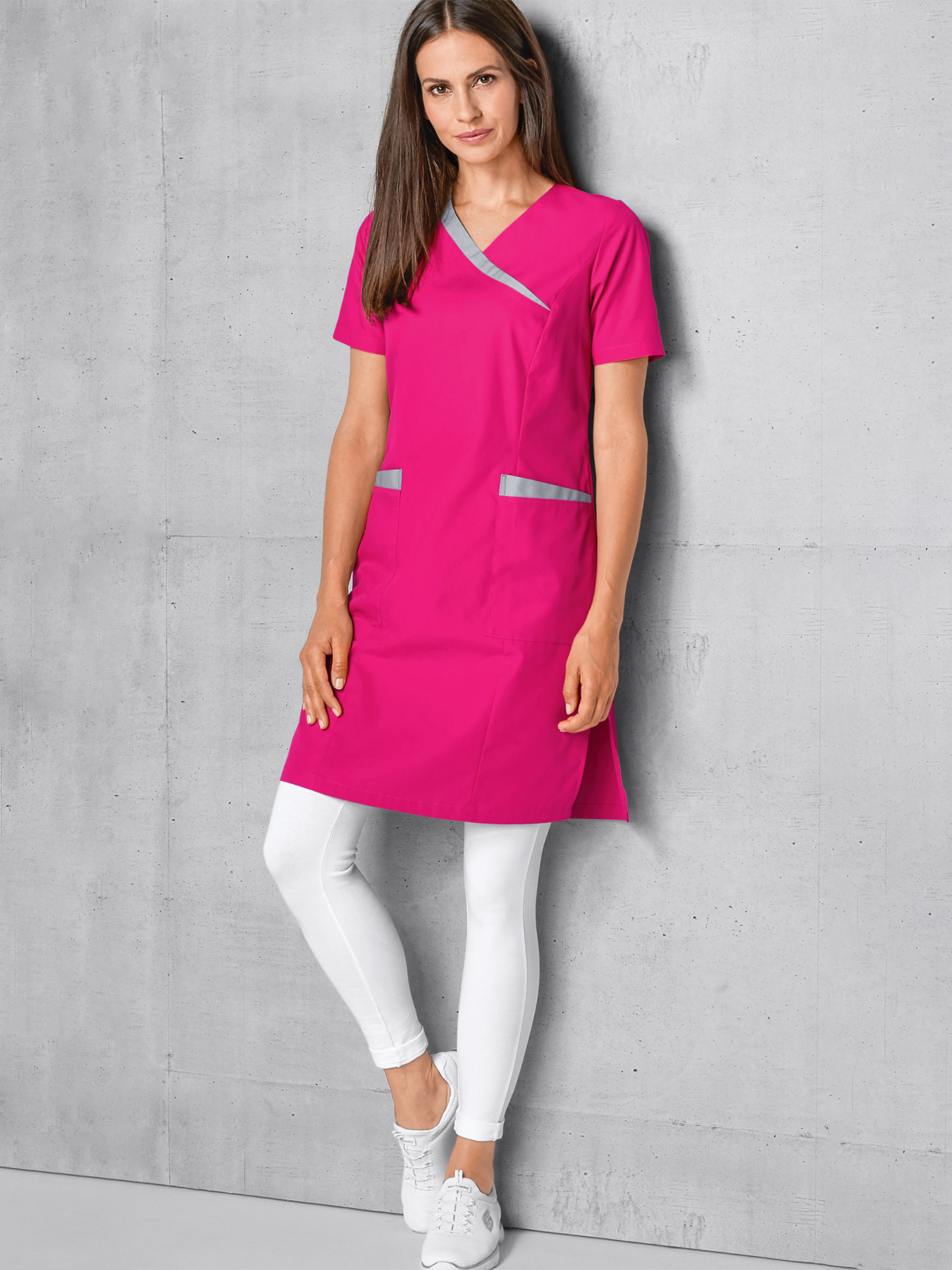 Kasack-Kleid, slim fit