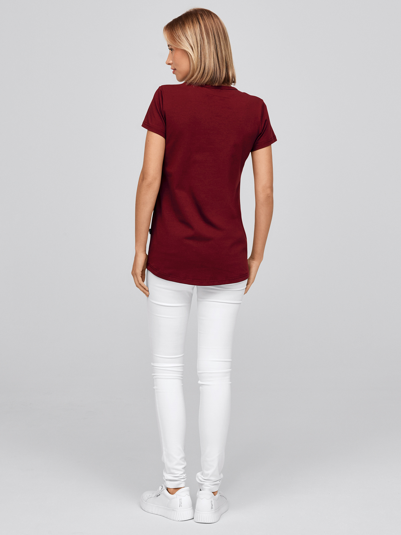 T-Shirt CORIA mit längerer Rückenpartie