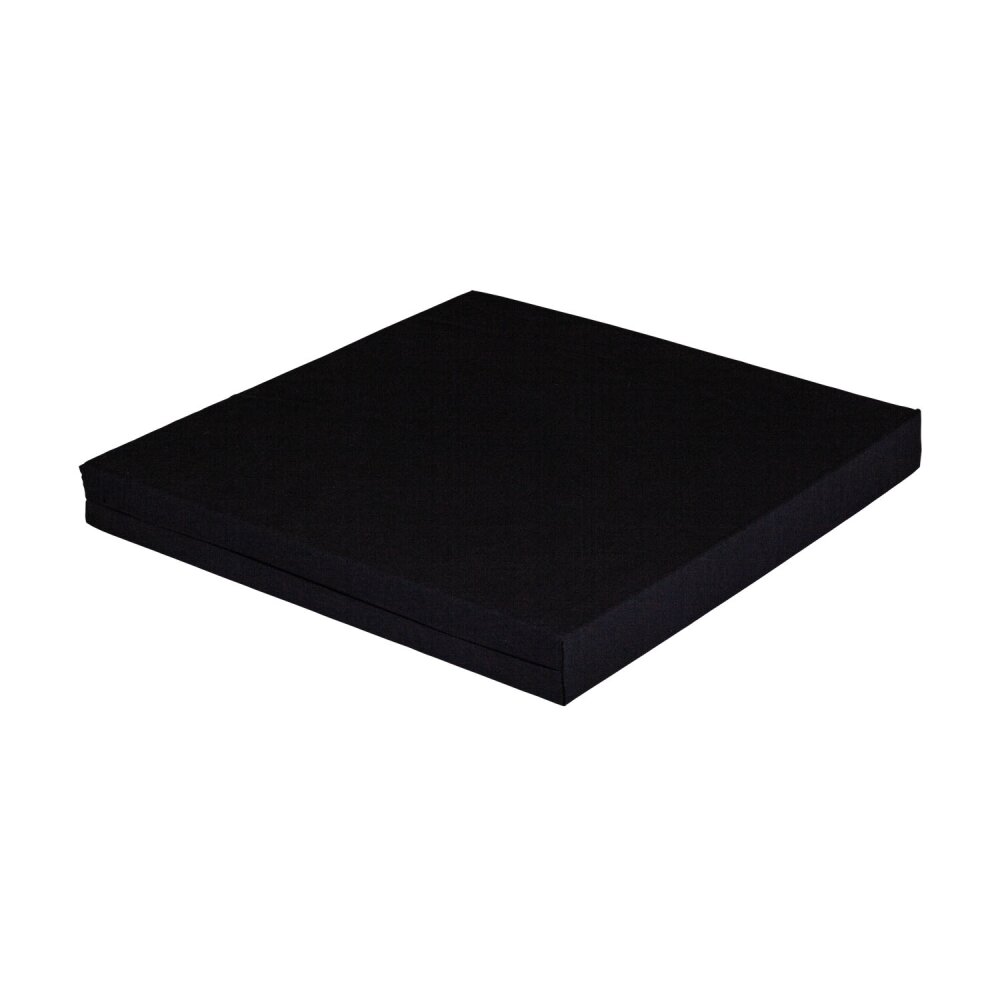 KUBIVENT Standard-Rollstuhlkissen in schwarz 40 x 43 x 5 cm