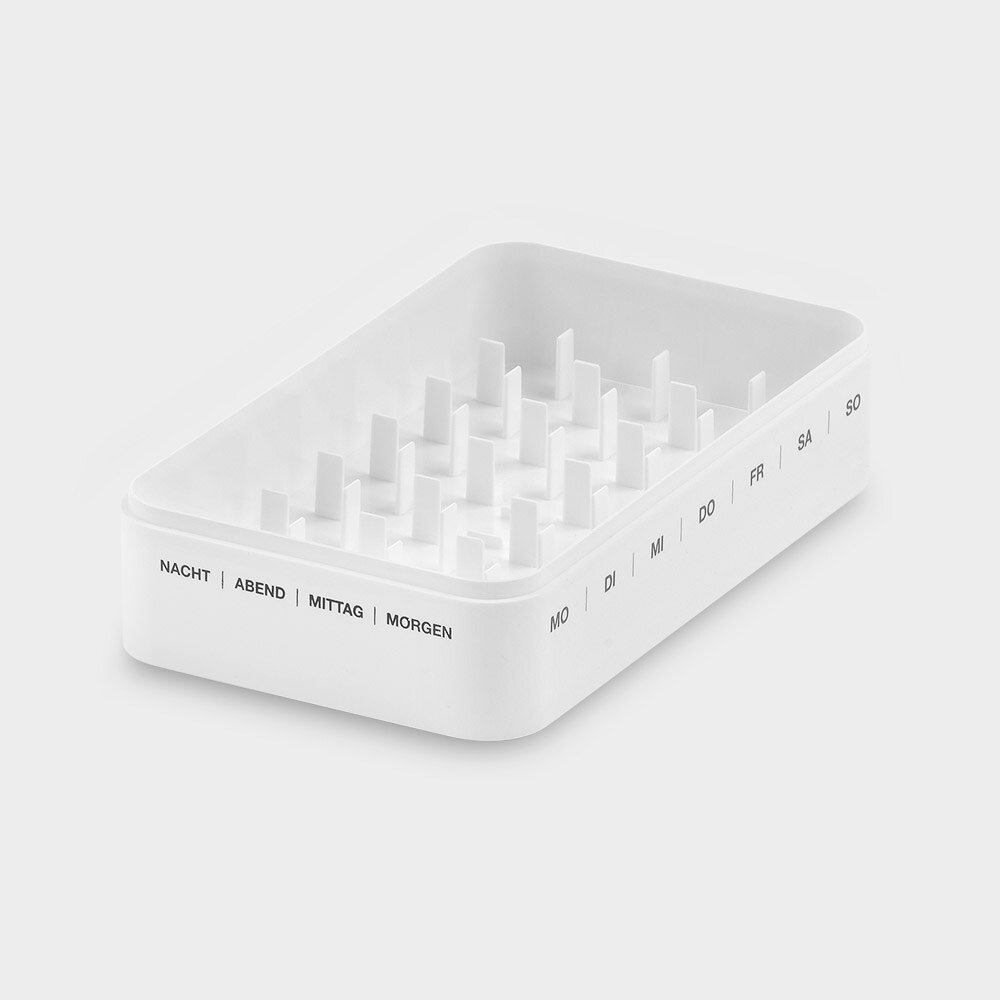 melipul Wochen-Dispenser 7x4 Aufdruck anthrazit