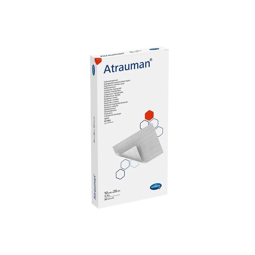 Atrauman Salbenkompresse 10 x 20 cm, 30 Stück