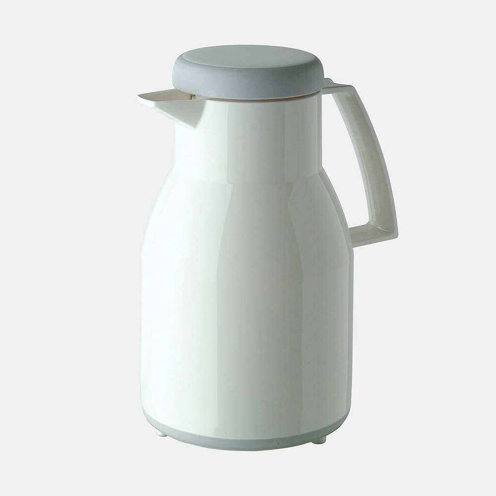 Warmhaltekanne WASH spülmaschinenfest mit Drehverschluss 1000 ml weiß