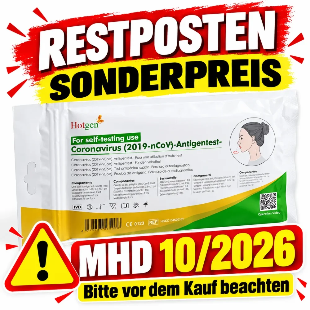 Hotgen 1er Coronatest Selbsttest SARS-CoV-2-Antigen-Schnelltest