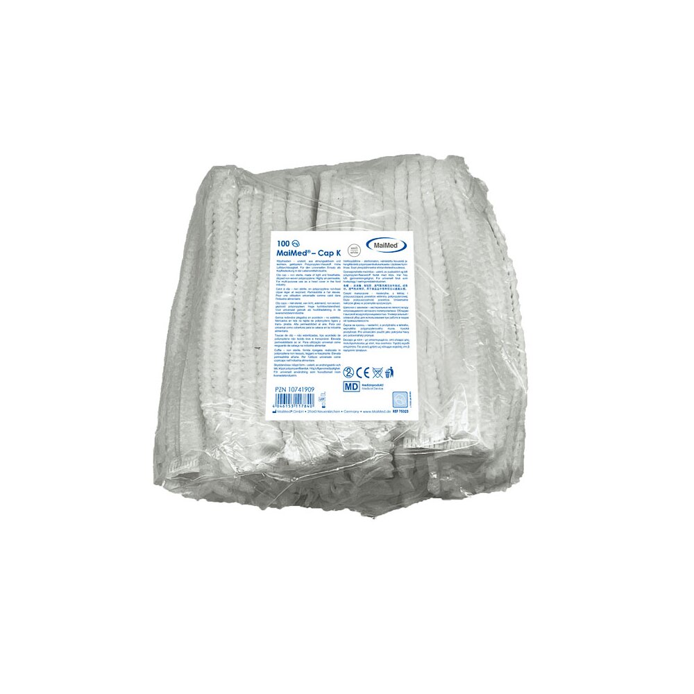 MaiMed® – Cap K, Klipphauben Schwesternhauben (100 St. im Beutel) (Abverkauf)