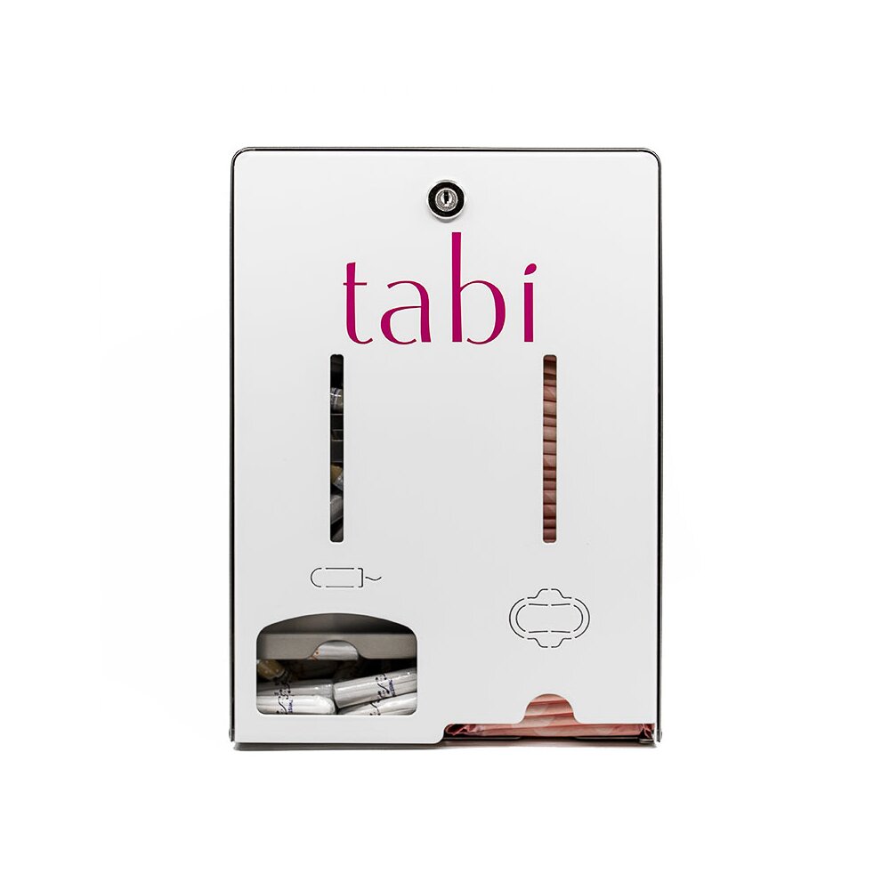 Tabi-Spender für Tampons und Binden, H 302mm x B 213mm x T 93mm