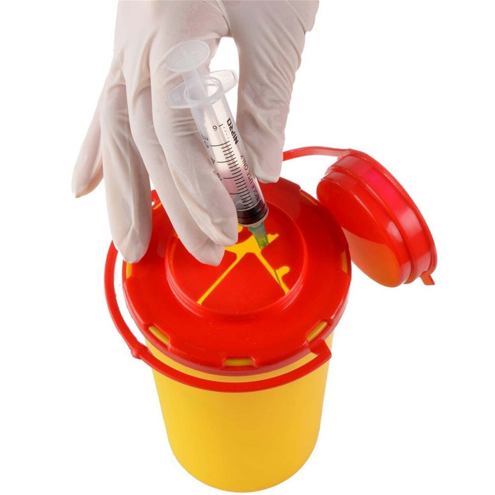 Kanülen-Entsorgungsbox/Abwurfbehälter ca. 0,5 L , Stück