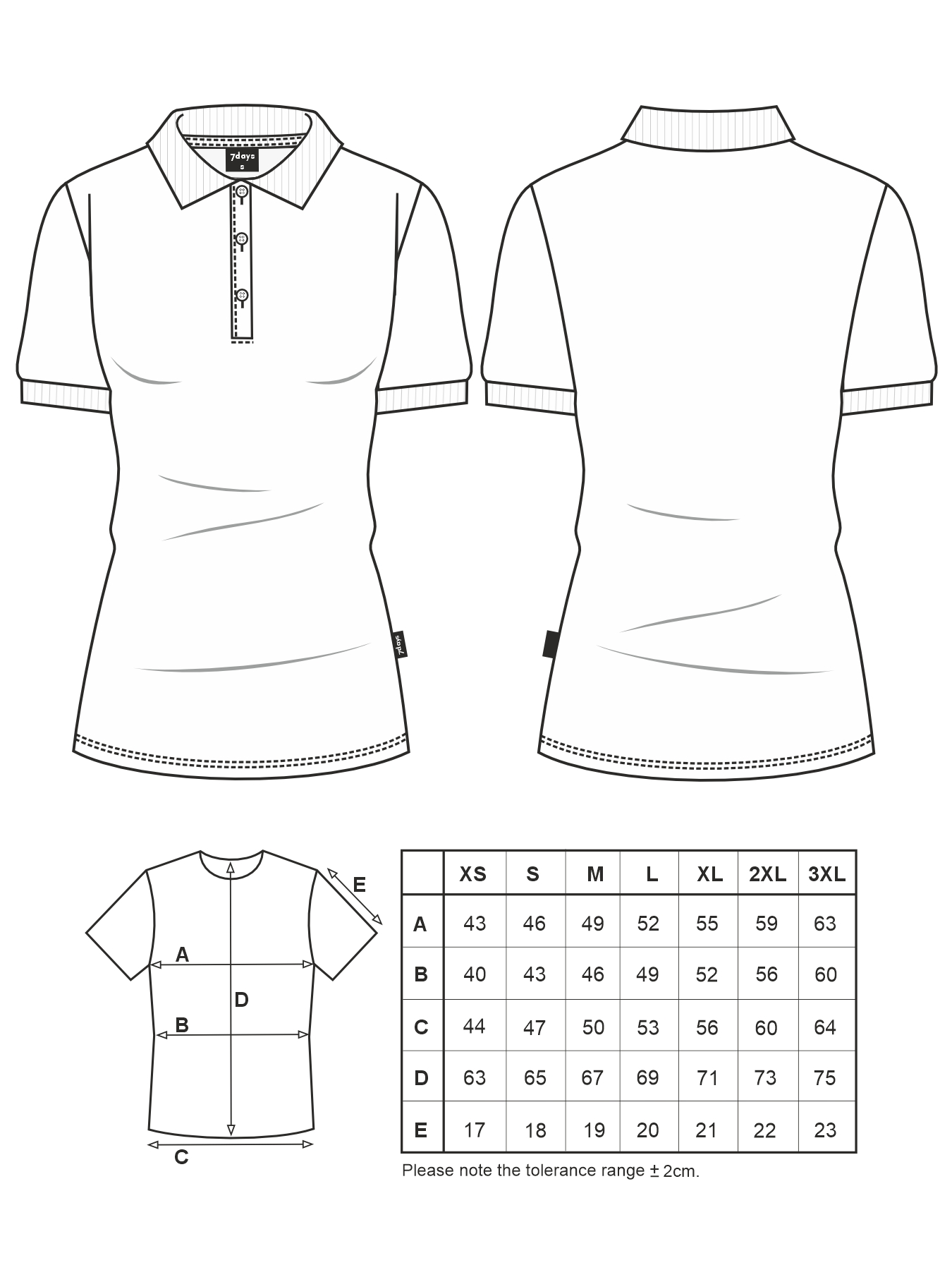 Poloshirt SARNIA, Piqué - Knopfleiste mit Kontrast