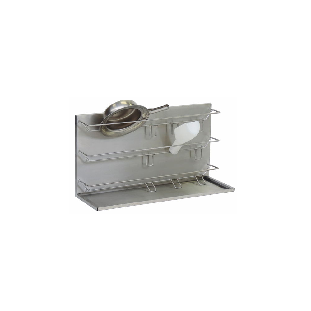 Edelstahl Wandregal für Steckbecken und Urinflaschen