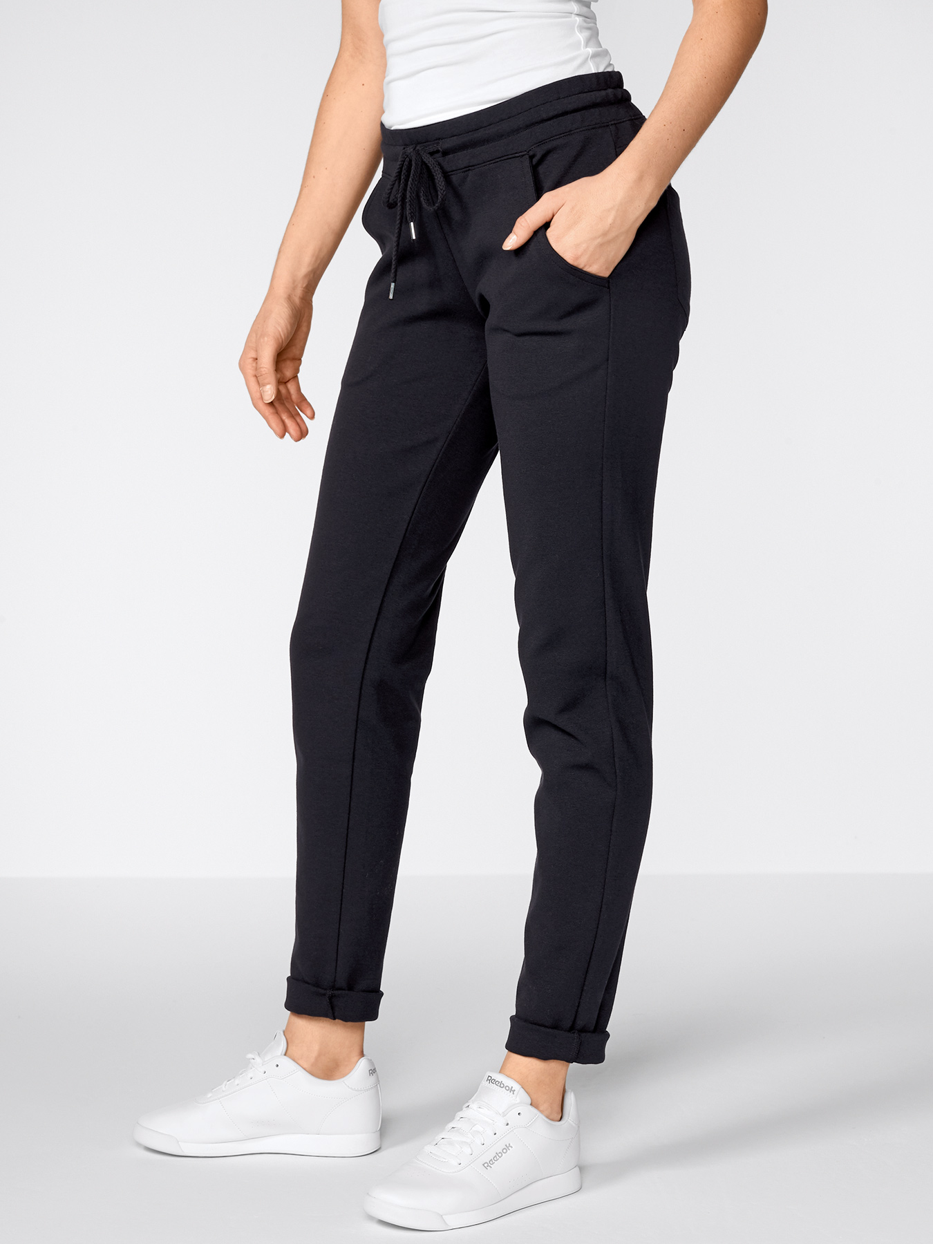 Blickdichte Interlock-Jerseyhose PETRA