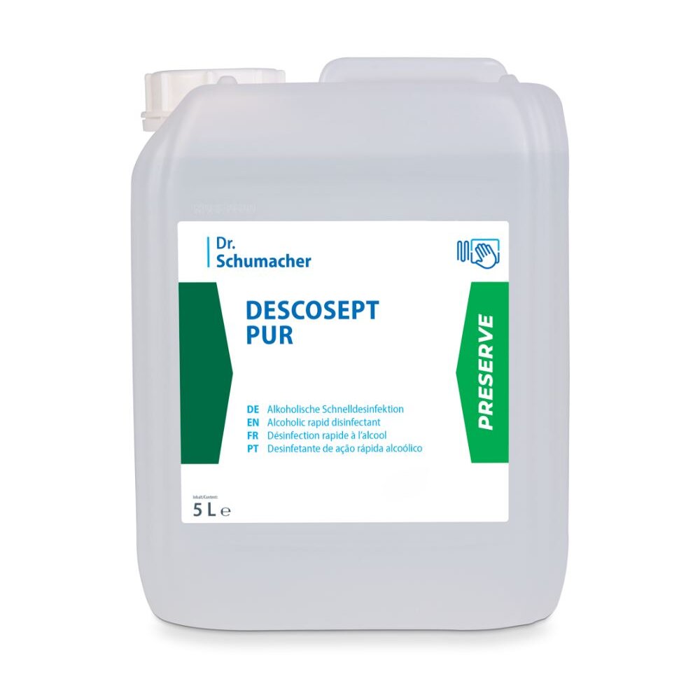 DESCOSEPT PUR, Alkoholisches Schnelldesinfektionsmittel (5 Liter Kanister)