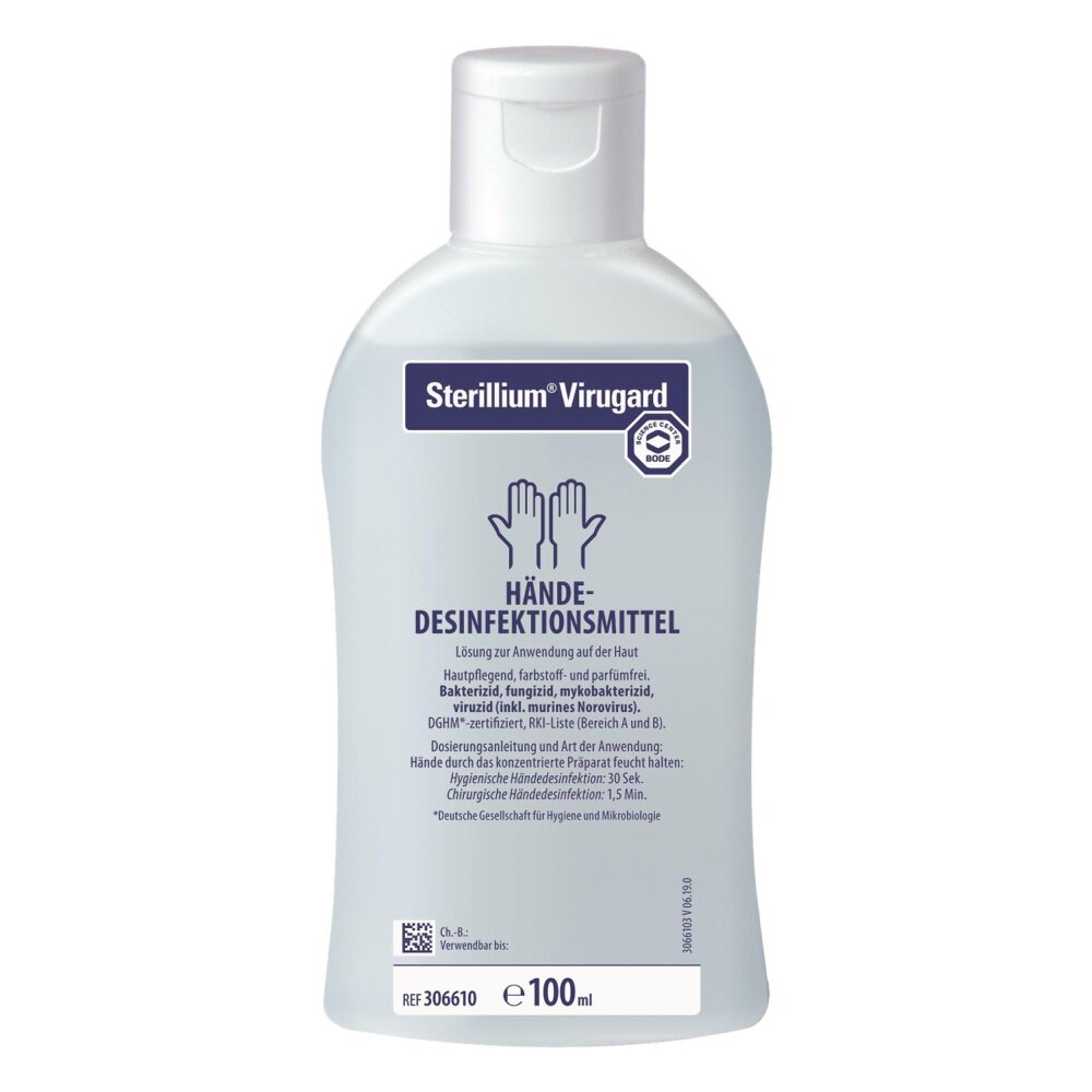 Sterillium Virugard Händedesinfektionsmittel (100 ml Flasche)