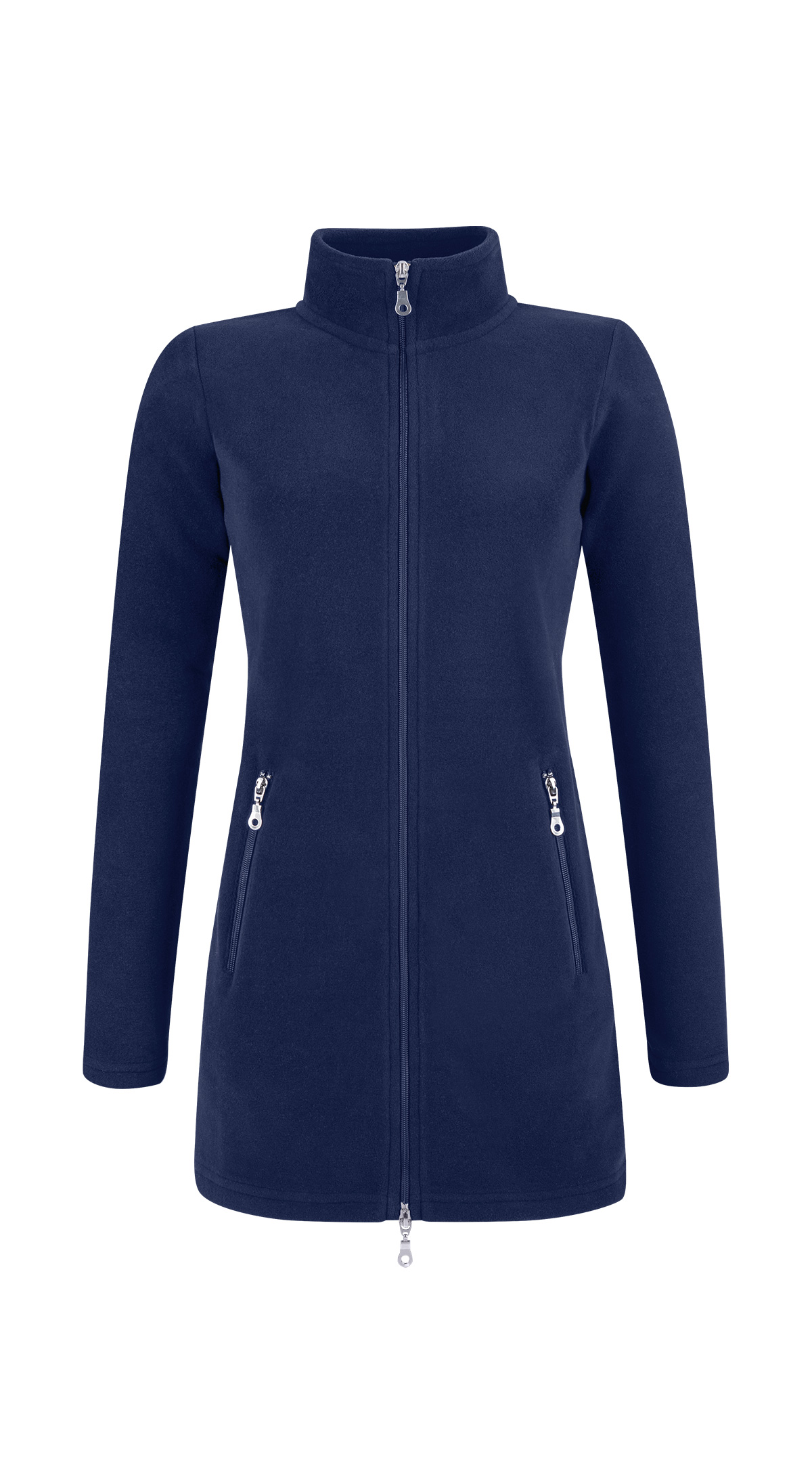 Long-Fleecejacke