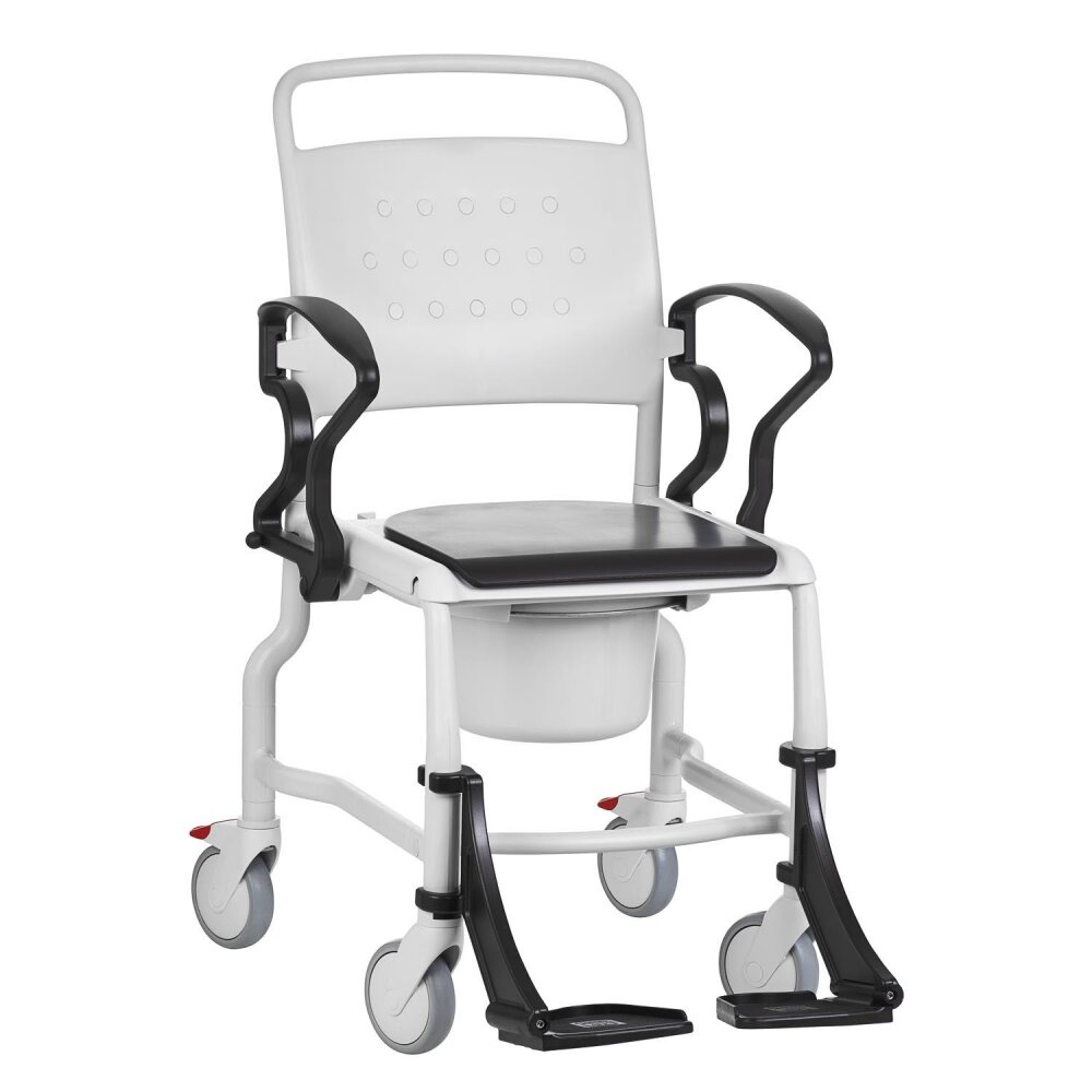 Toilettenstuhl Bonn Farbe grau/ schwarz