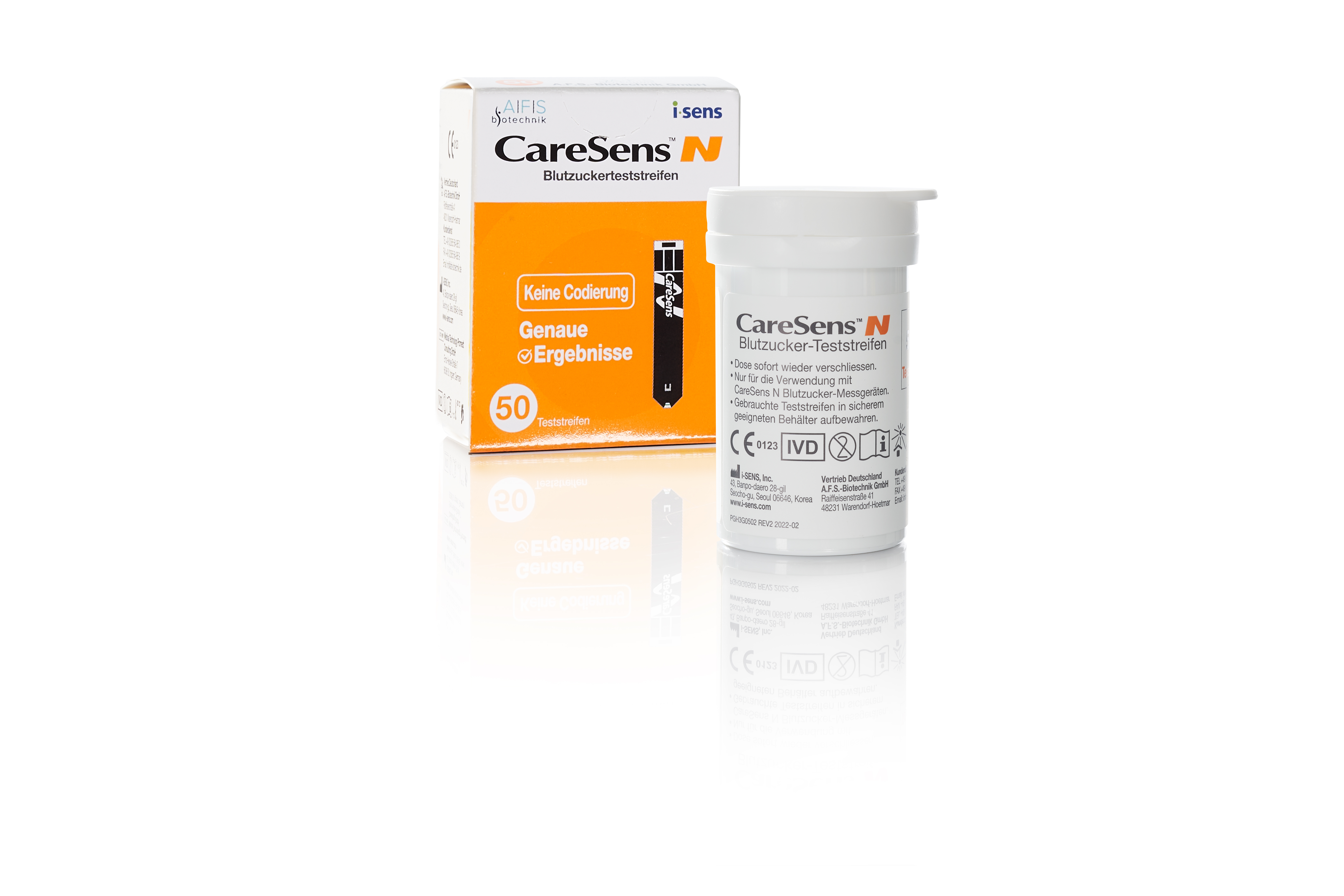 CareSens N Teststreifen (Dose 50 Stck)