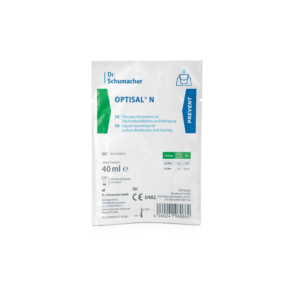 OPTISAL N Desinfektionsreiniger Beutel à 40 ml