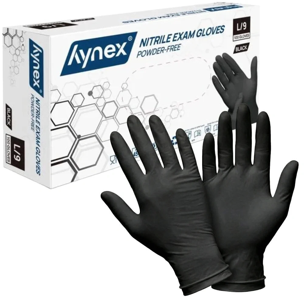 Hynex Nitrilhandschuh 3,5g schwarz (Box a 100 Stück) in Größe L