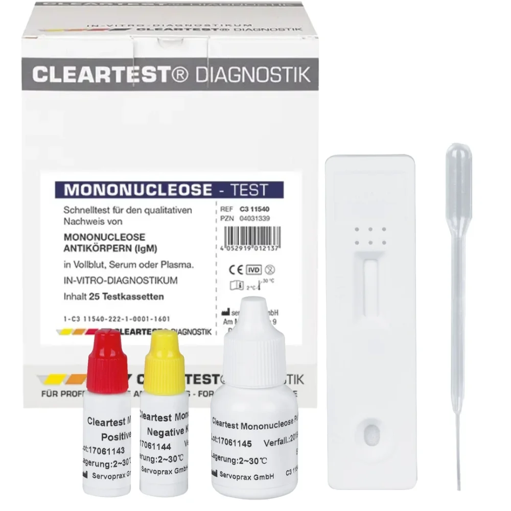 Cleartest Mononucleose Schnelltest 10 Testkassetten