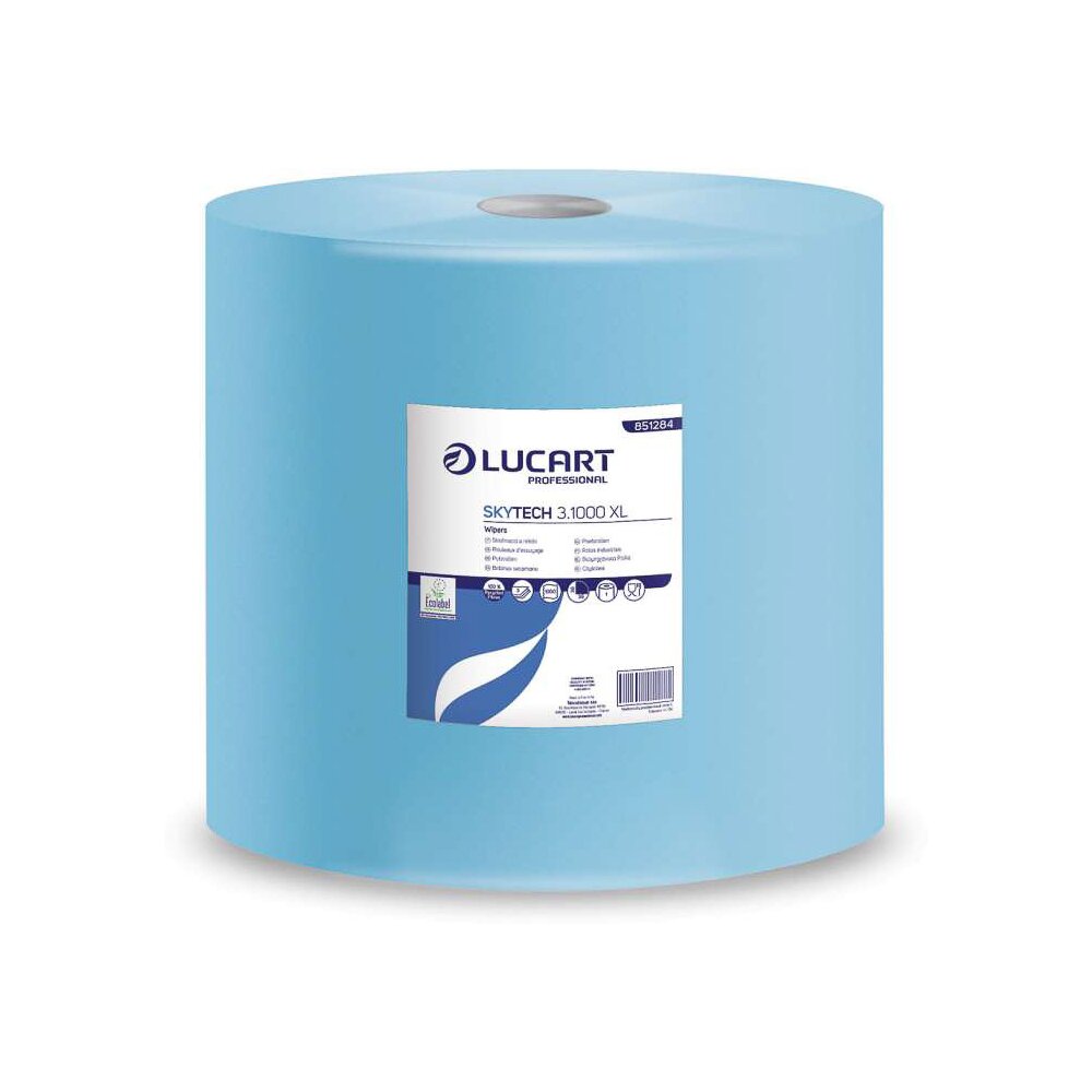 Putztuchrolle Skytech 3.1000 XL blau, 3-lagig, 36 x 36cm, (1 Rolle)