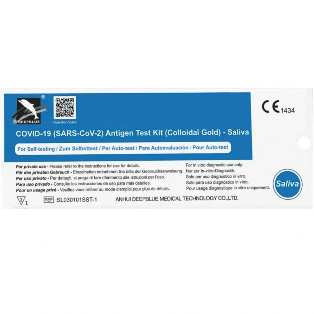 Deepblue COVID -19 (Sars- CoV-2) Lollitest Saliva Lollytest 1er