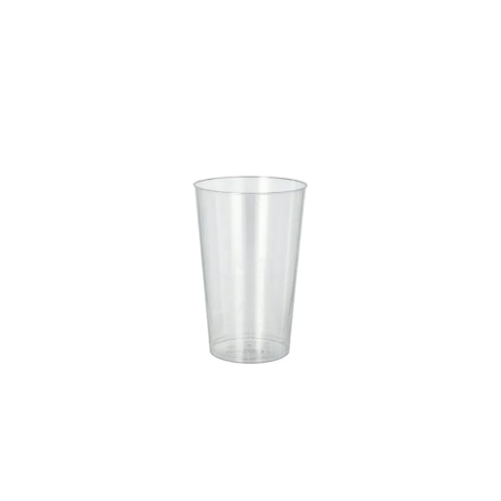 Plastik Einweg-Becher (PS) 0,3 l Ø 7,9 cm · 11,9 cm glasklar (VE 50 Becher)