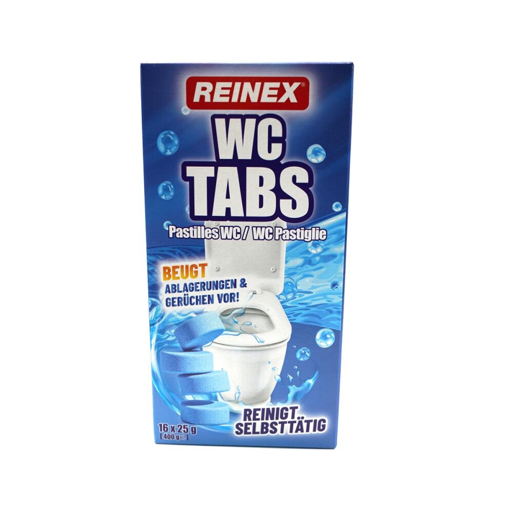 WC Reiniger- und Entkalkungs-Tabs 16 Stück von Reinex