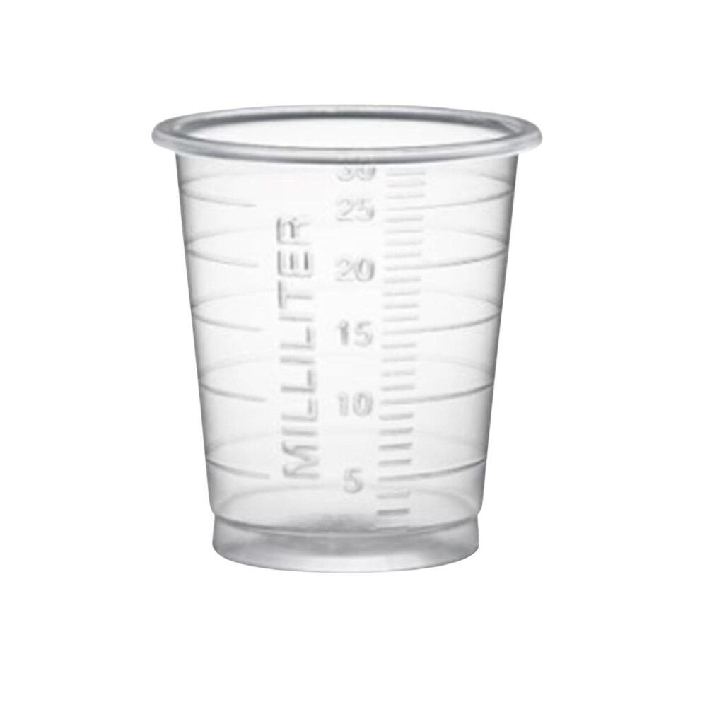 Einmal-Medikamenten-Becher PP KLAR (80 Stück)