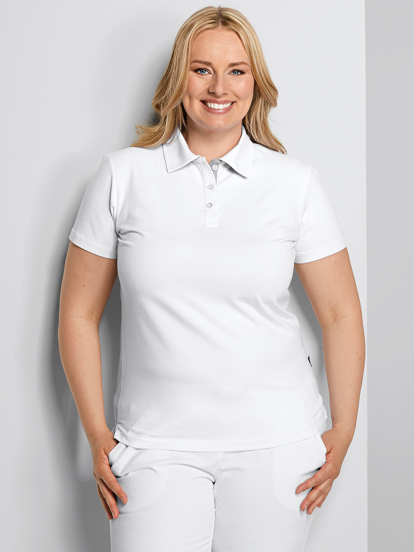 Poloshirt aus Single Jersey