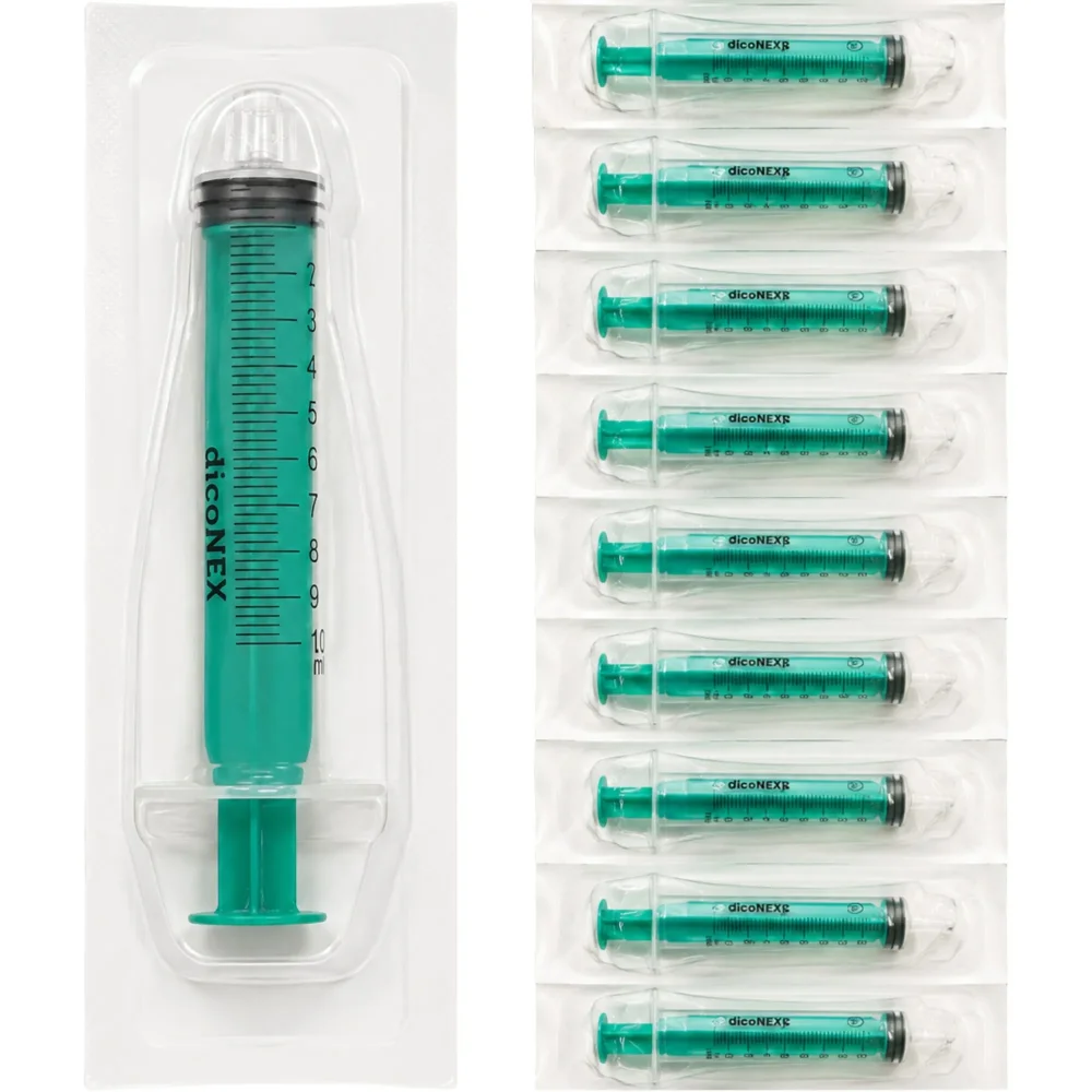 dicoNEX Einmalspritzen 10 ml Luer-Lock steril 10 Stück