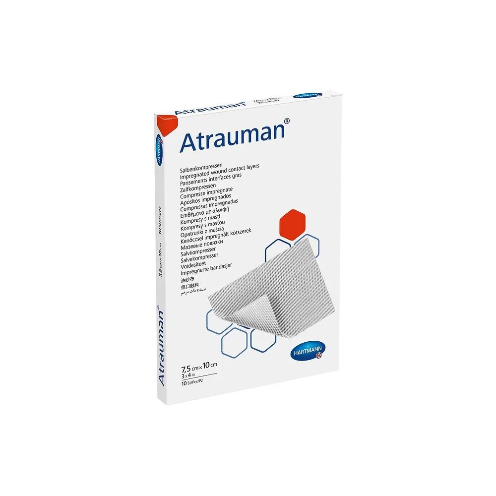 Atrauman Salbenkompressen 7,5 x10 cm, 10 Stück