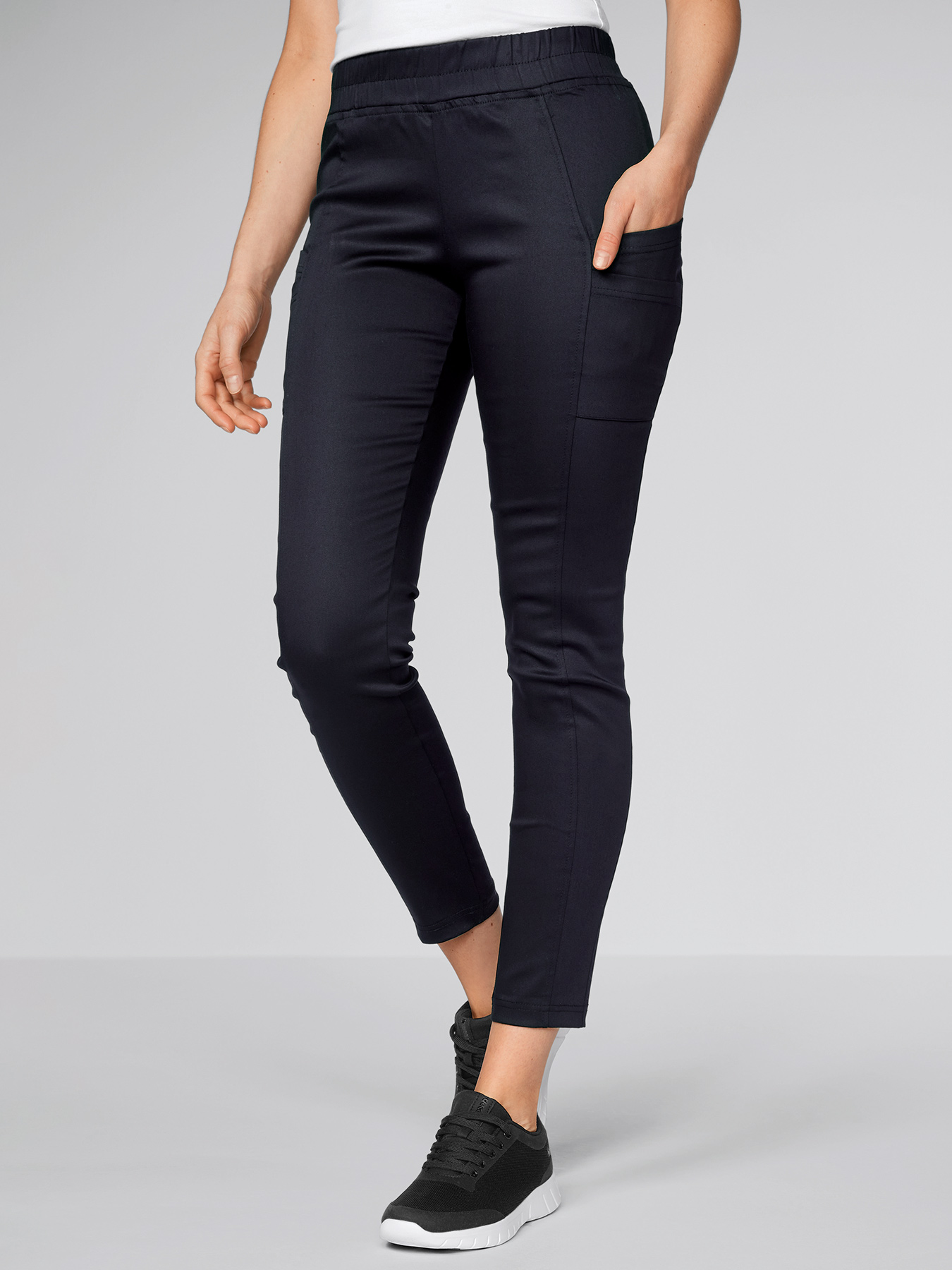 Soft-Stretchhose BELLUNO mit Beintaschen
