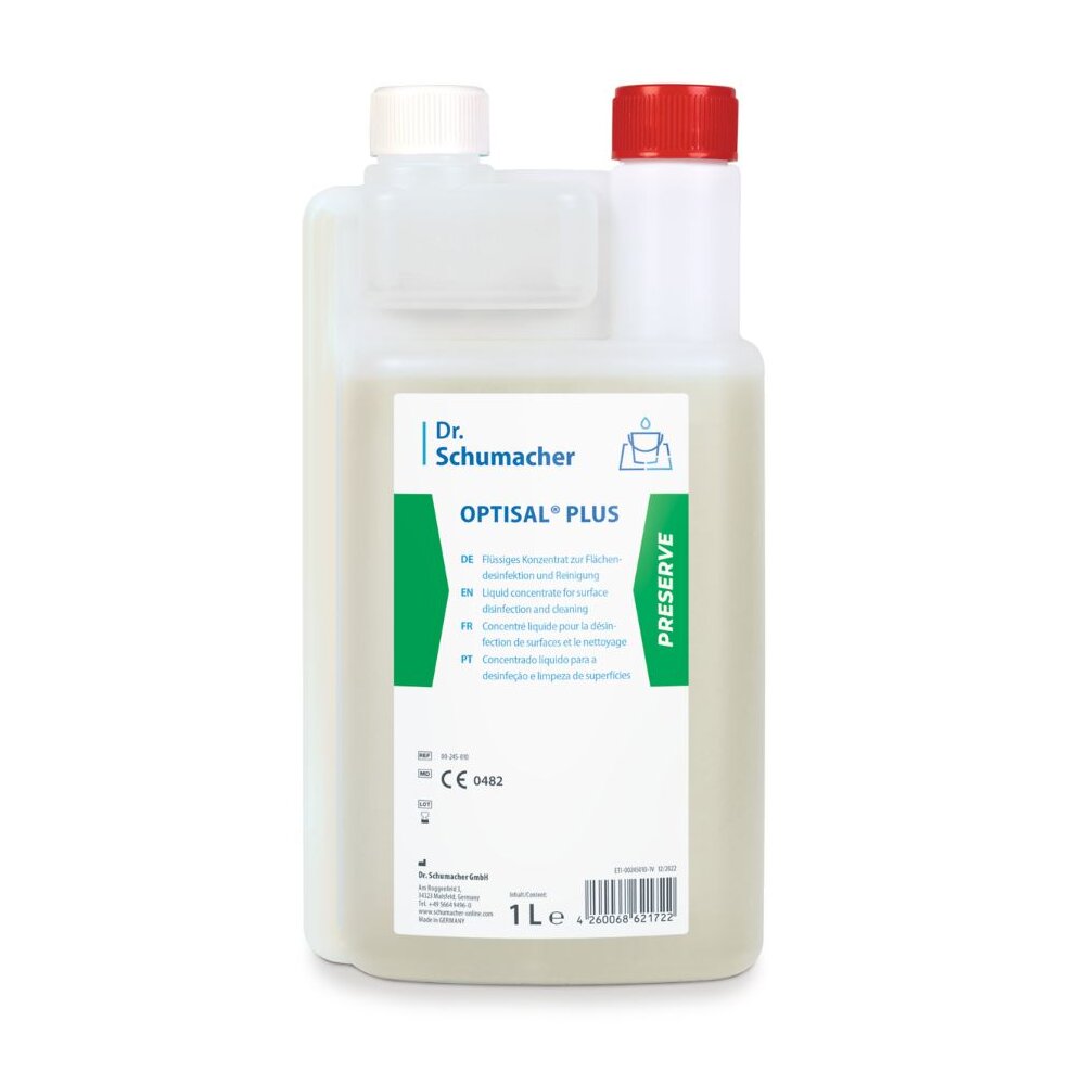 OPTISAL® PLUS, Flüssiges Konzentrat zur Flächendesinfektion und Reinigung (1000 ml Flasche)