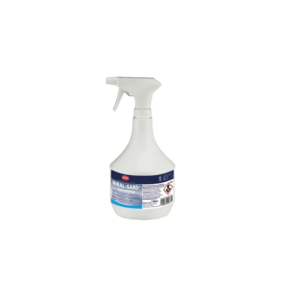 Niral-Gard Edelstahlreiniger mit Sprühkopf - 1L Flasche