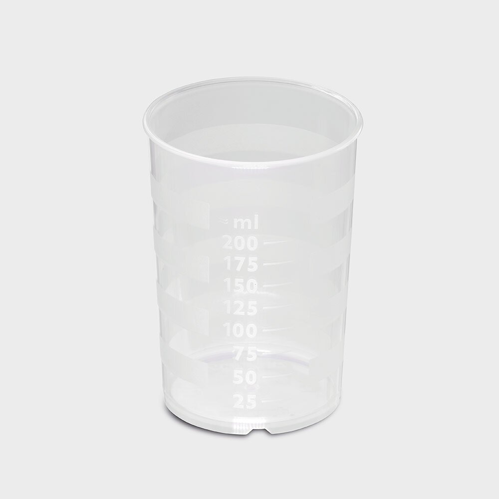 melinip Schnabelbecher standard Unterteil 200 ml farblos-natur (10 Stück)
