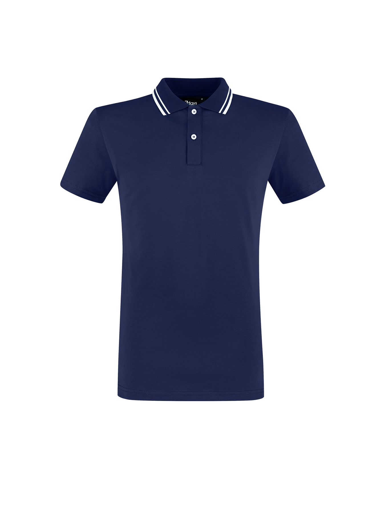 Unisex-Poloshirt, Single Jersey - Strickkragen
