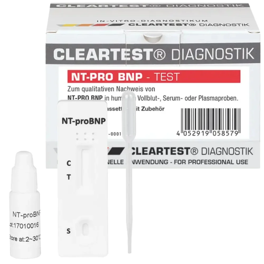 CLEARTEST NT-pro BNP Schnelltest Herzinsuffizienz 5 Tests
