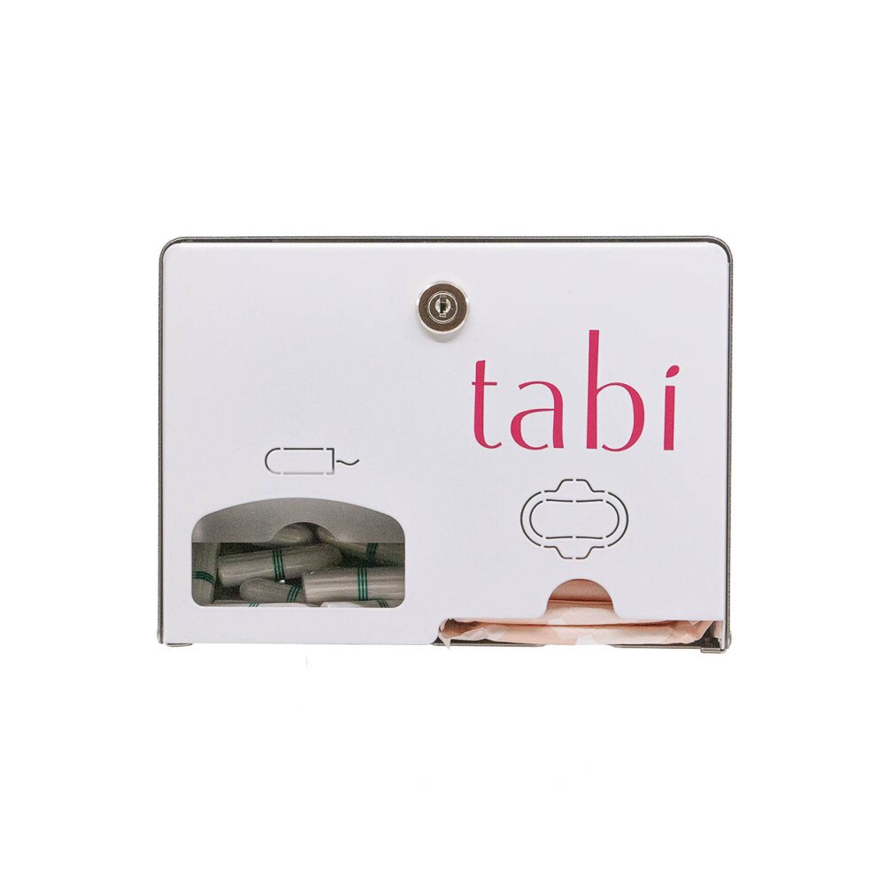 Tabi-Spender für Tampons und Binden, Mini, 213 x 153 x 93 mm