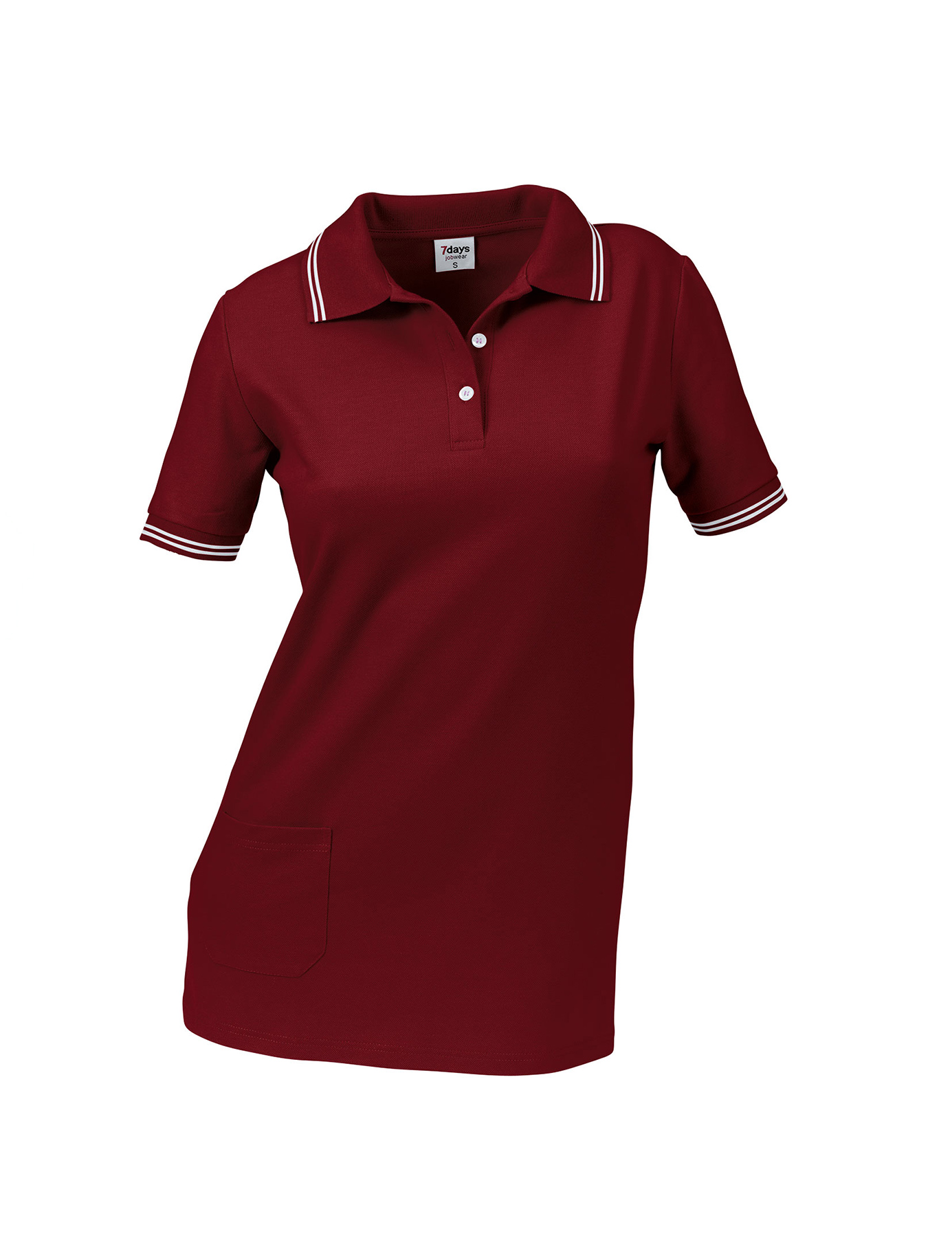 Poloshirt, Piqué - mit Tasche