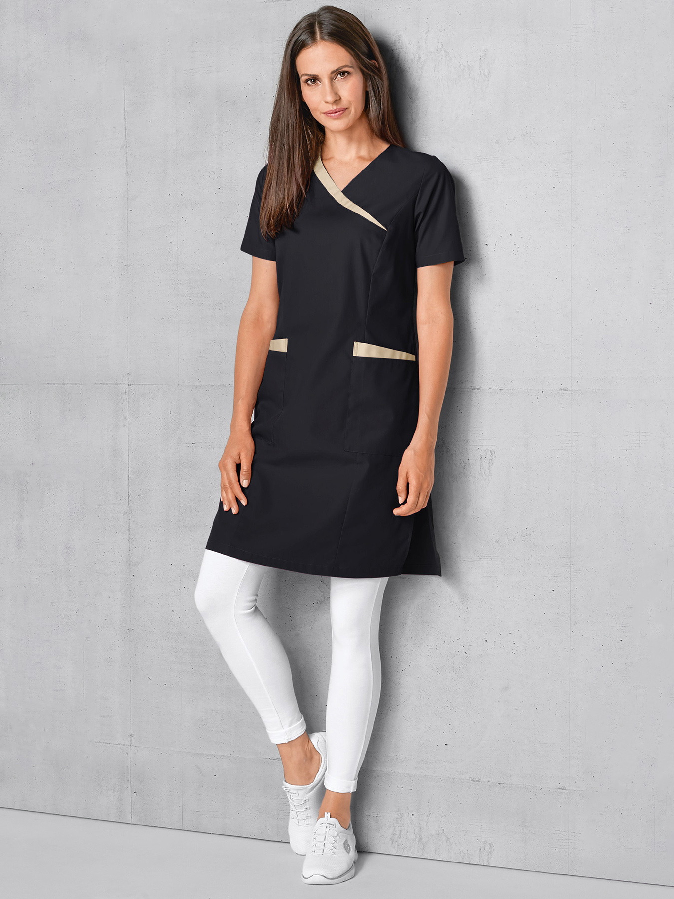 Kasack-Kleid, slim fit