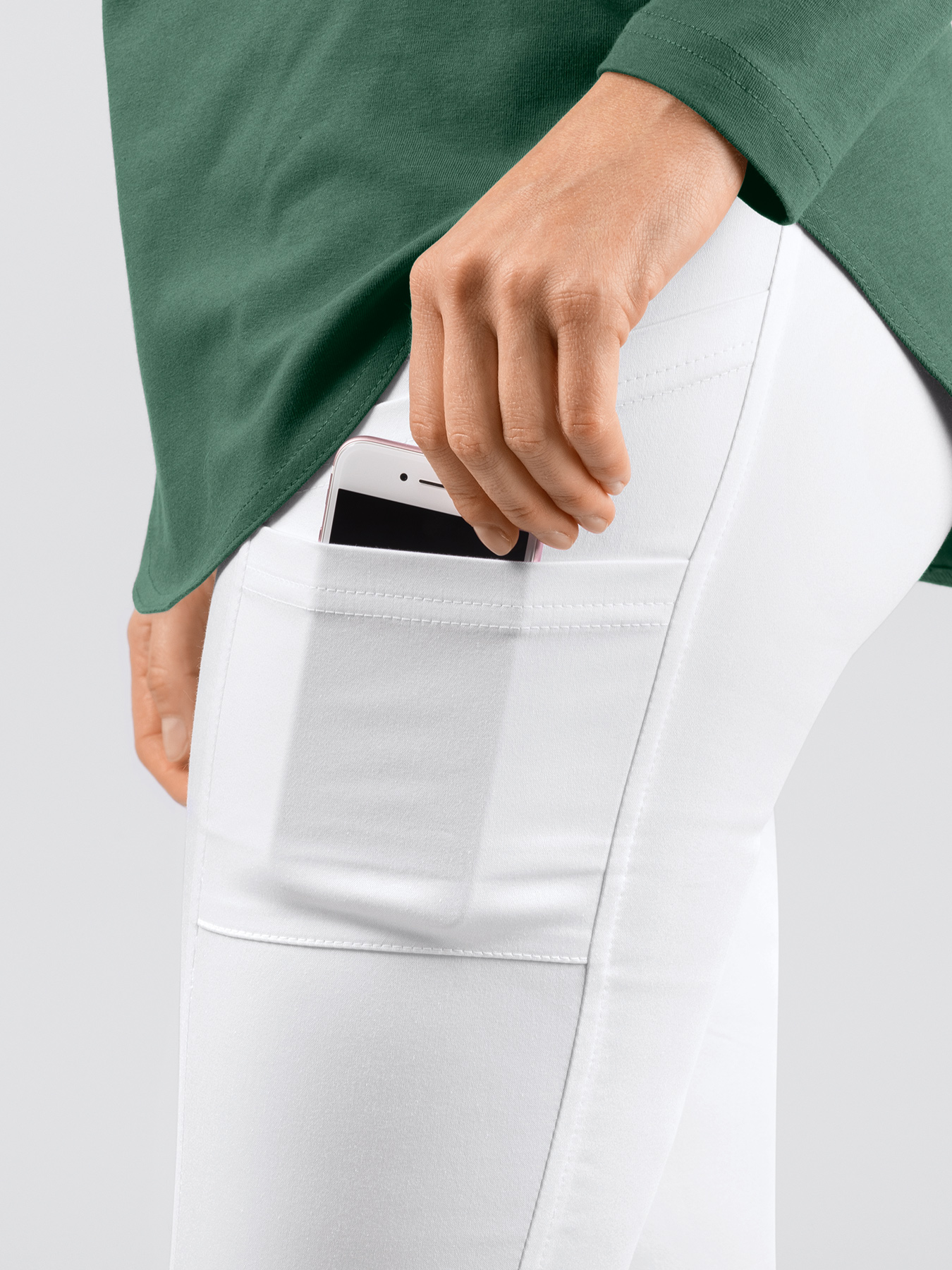 Soft-Stretchhose BELLUNO mit Beintaschen