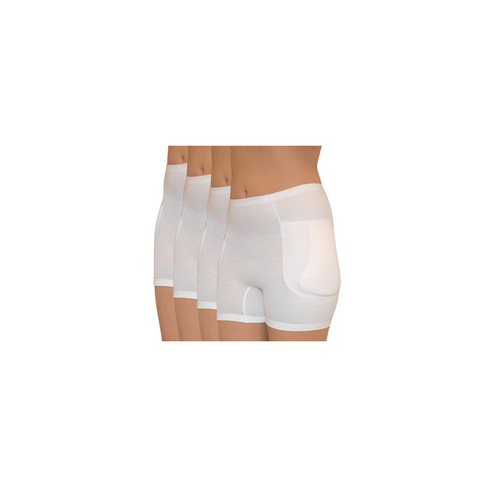 Hüftschutzhose (2 Hosen inkl. 1 x Protektoren) 2-er Set - M
