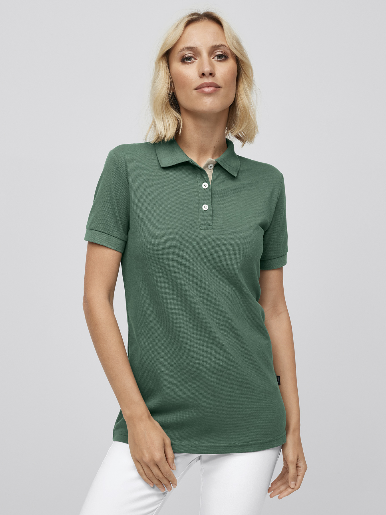 Poloshirt SARNIA, Piqué - Knopfleiste mit Kontrast