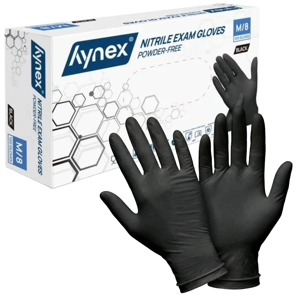 Hynex Nitrilhandschuh 3,5g schwarz (Box a 100 Stück) in Größe M