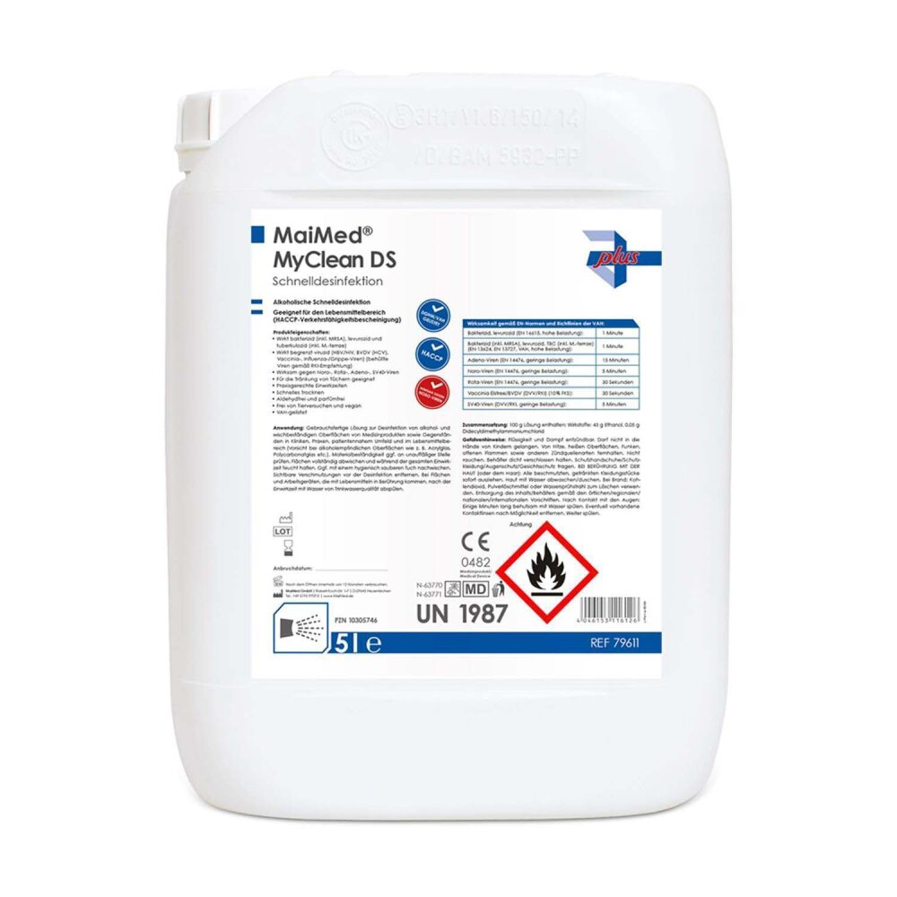 MaiMed MyClean DS Flächendesinfektionmittel, gebrauchsfertig, 5 L Kanister
