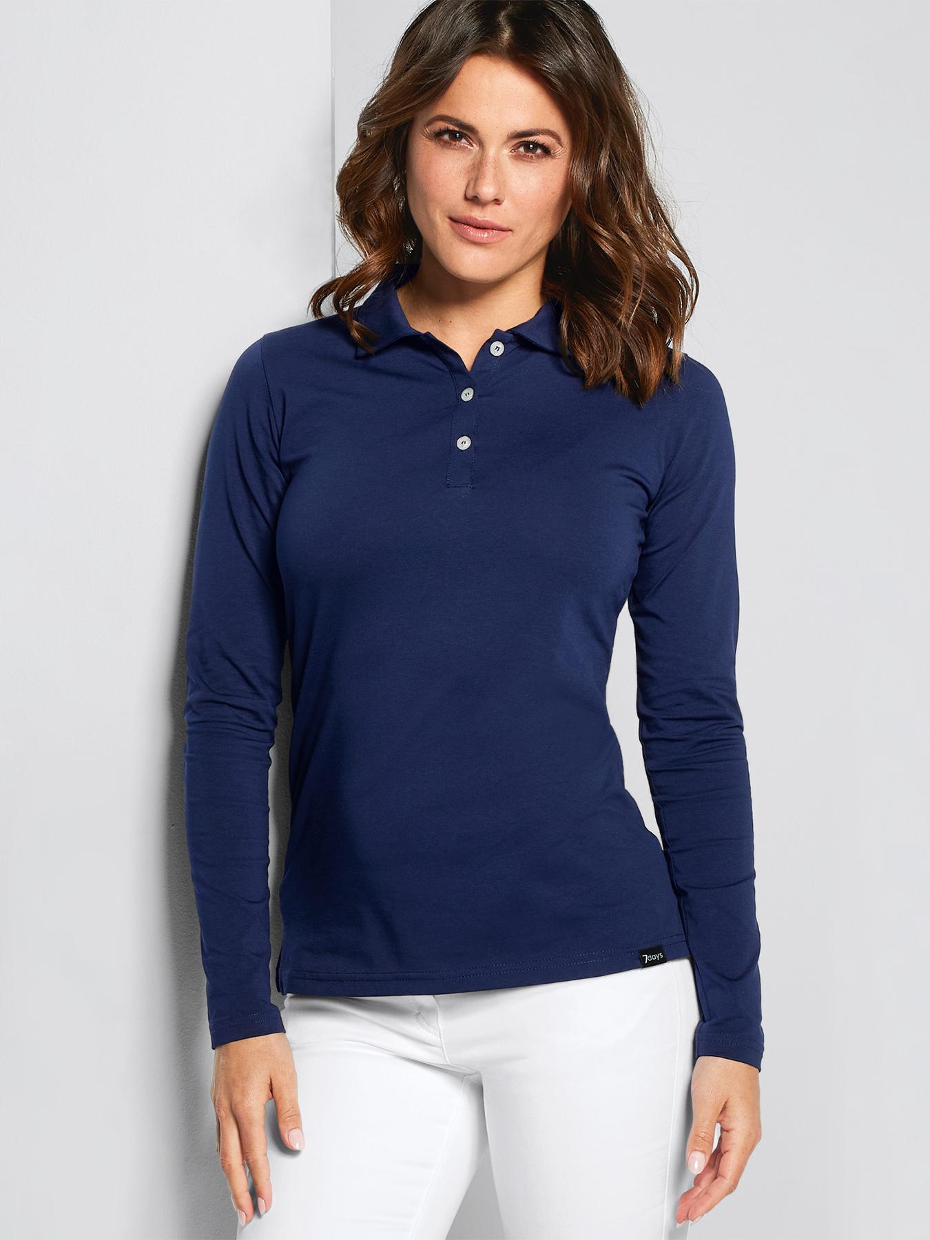 Poloshirt, Single Jersey LODI- langarm