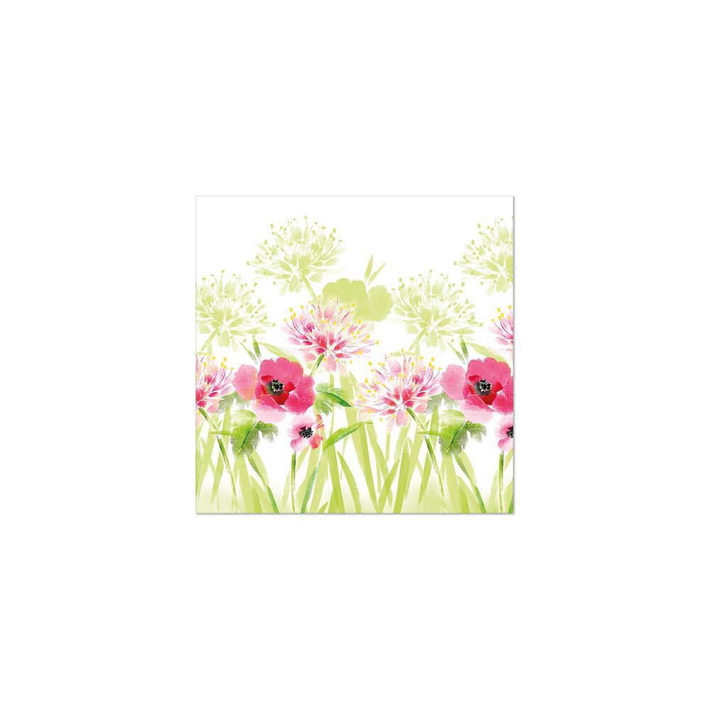 Servietten, 3-lagig 1/4-Falz 33 x 33 cm Summer Breeze" (20 Stück)"