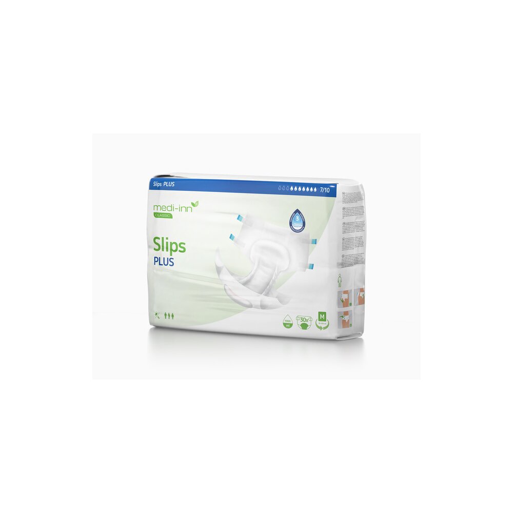 medi-inn® CLASSIC Slips Plus in Größe M ( Pack a 30 Stück )